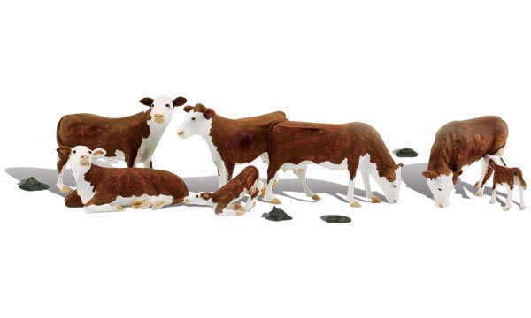 No.2767 Hereford Cows O - Click Image to Close