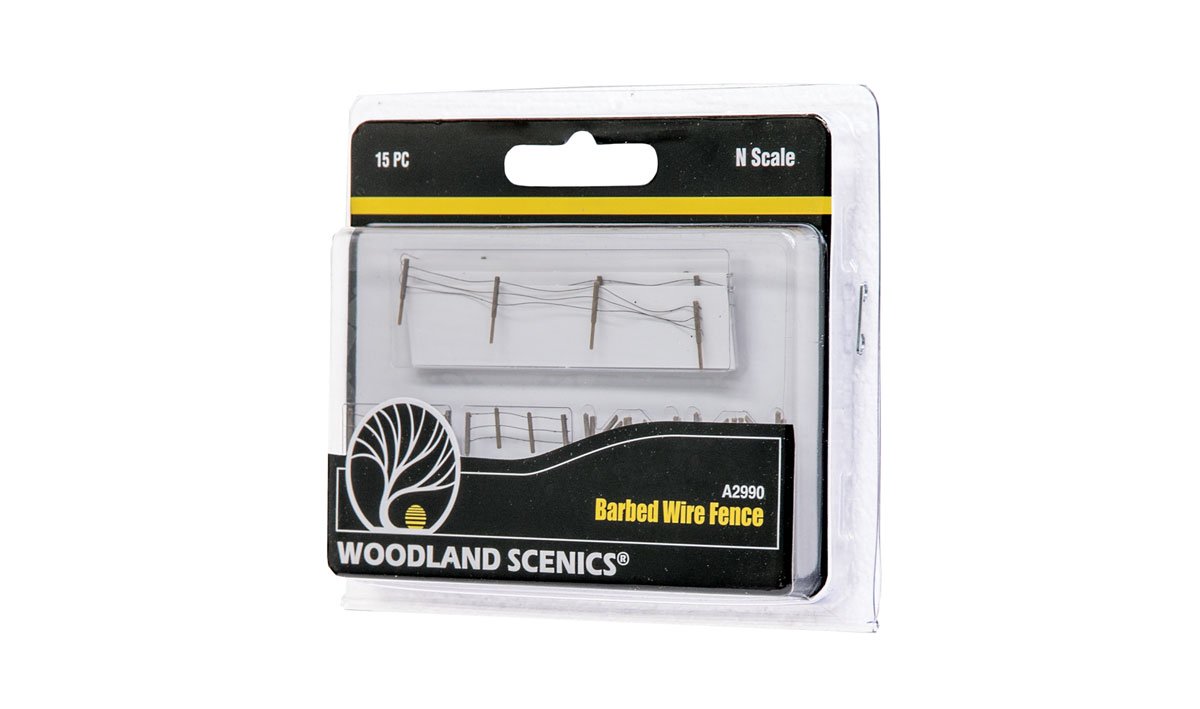 Barbed Wire Fence - N Scale - Click Image to Close