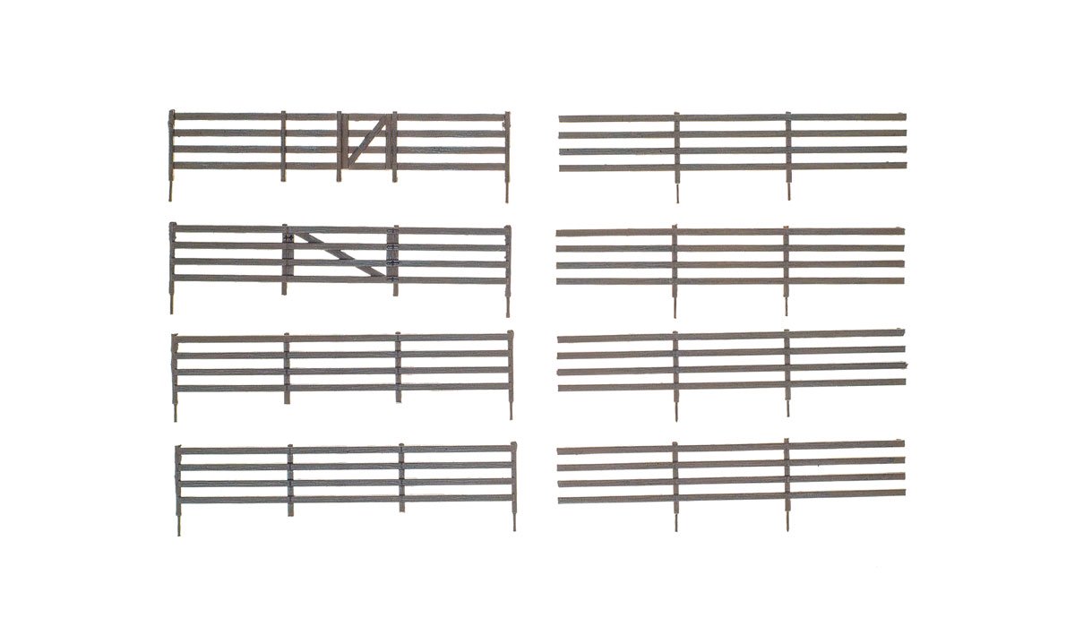 Rail Fence - N Scale