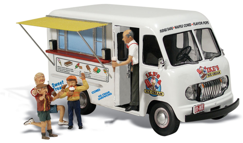 No.5541 Ike's Ice Cream Truck HO - Click Image to Close