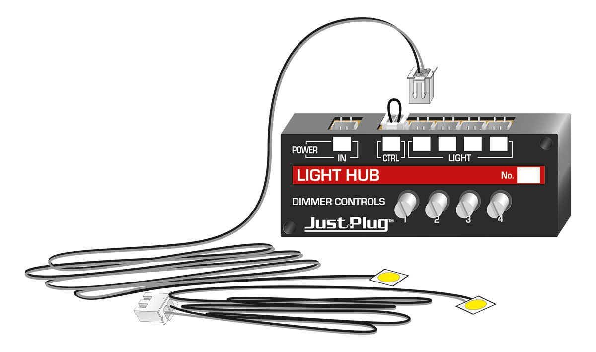 Just Plug Light & Hub Set - Click Image to Close