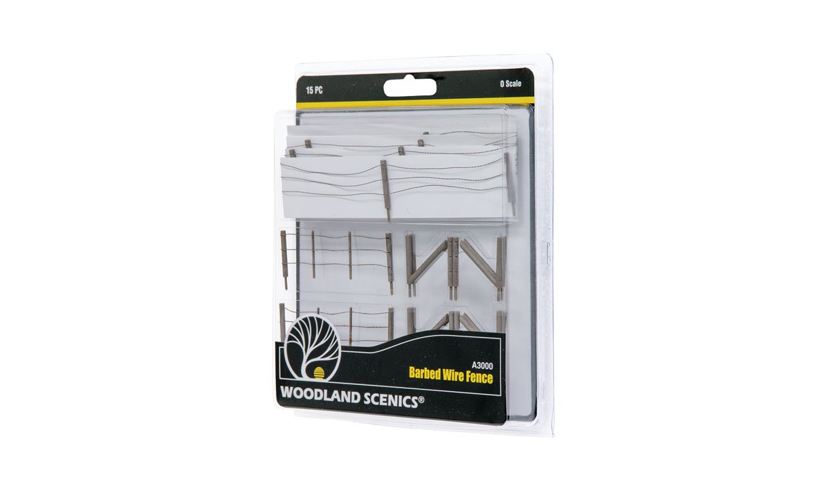 Barbed Wire Fence - O Scale - Click Image to Close