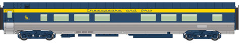 Walthers #920-9512 85' Pullman-Standard 52-Seat Coach #1647