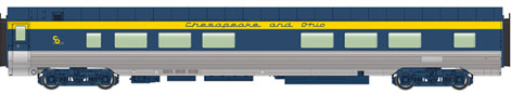 Walthers #920-9522 85' Pullman-Standard 52-Seat Coach #1622