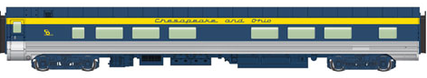 Walthers #920-9523 85' Pullman-Standard 52-Seat Coach #1654