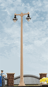 Built-Ups Double-Arm Acorn Style Street Light