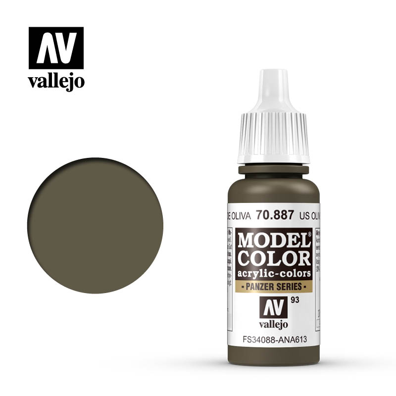 70.887 US Olive Drab Vallejo 17ml 93