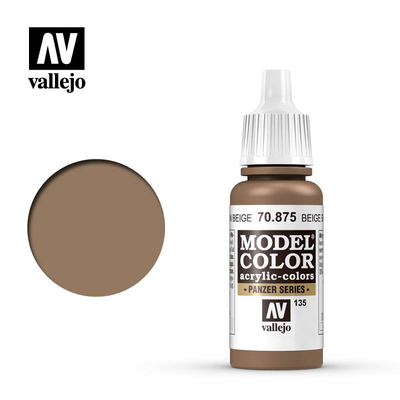 70.875 Beige Brown Vallejo 17ml 135 - Click Image to Close