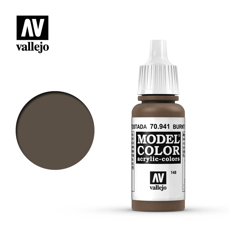 70.941 Burnt Umber Vallejo 17ml 148 - Click Image to Close