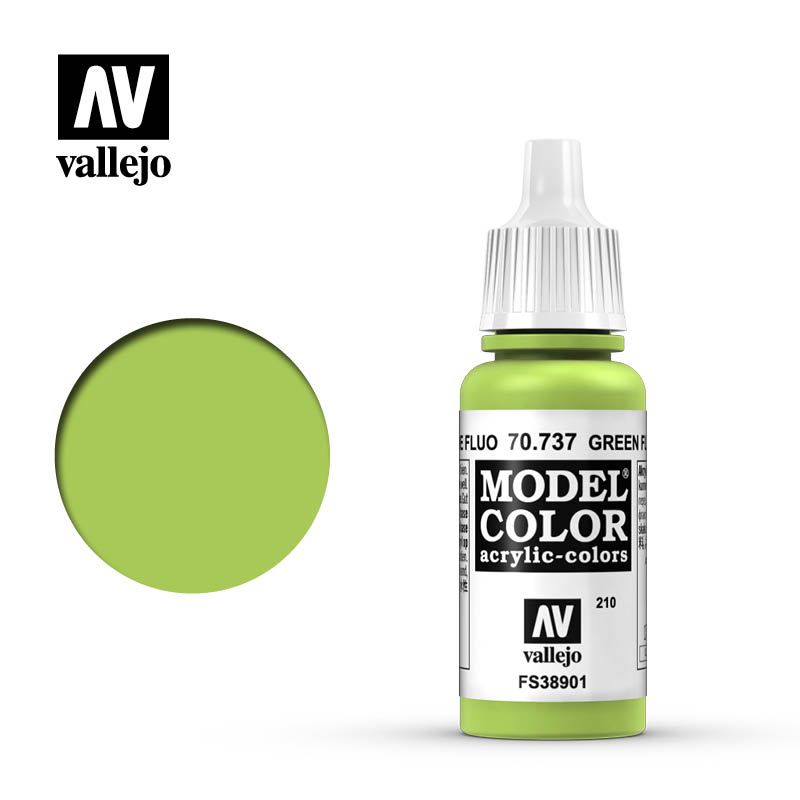 70.737 Green Fluorescent Vallejo 17ml 210