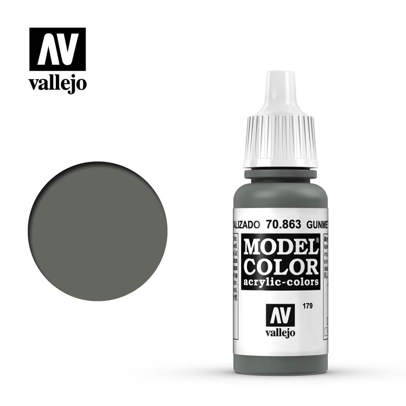 70.863 Gunmetal Grey Vallejo 17ml 179