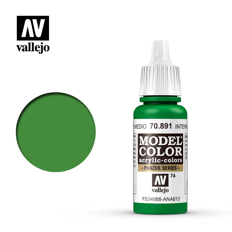 70.891 Intermediate Green Vallejo 17ml 74 - Click Image to Close