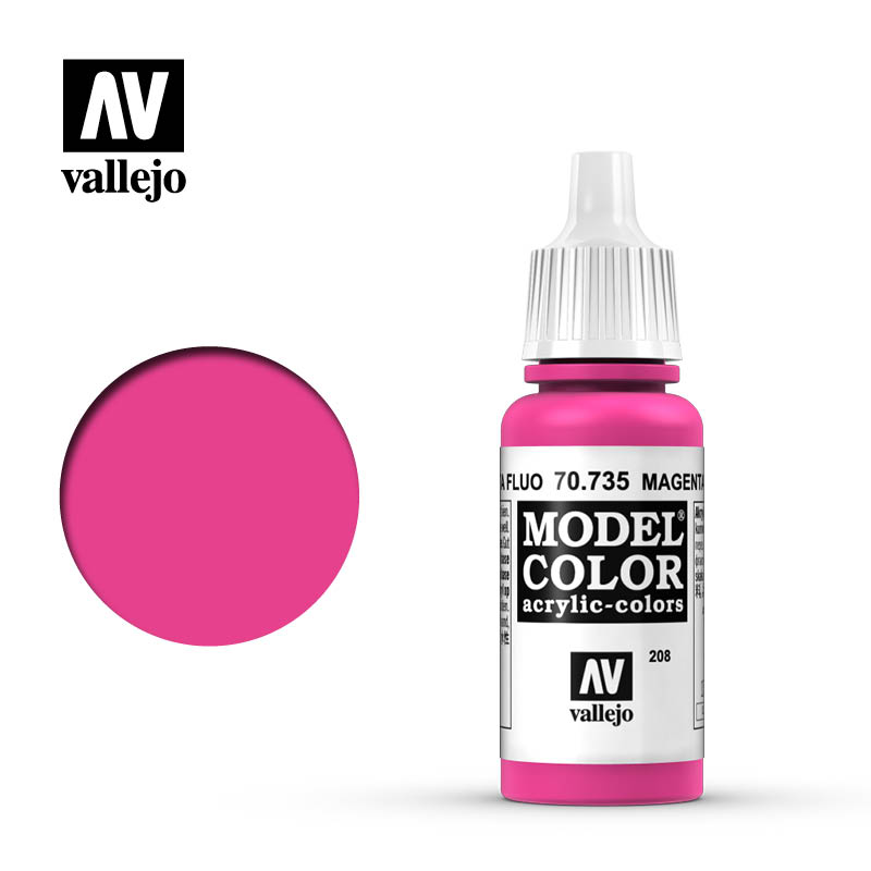 70.735 Magenta Fluorescent Vallejo 17ml 208