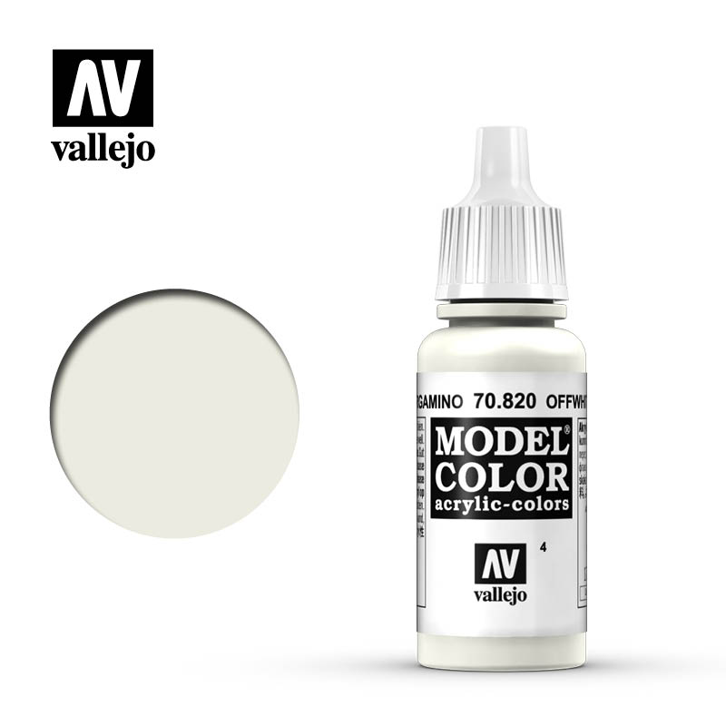 70.820 Off-White Acrylic Vallejo 17ml 4 - Click Image to Close
