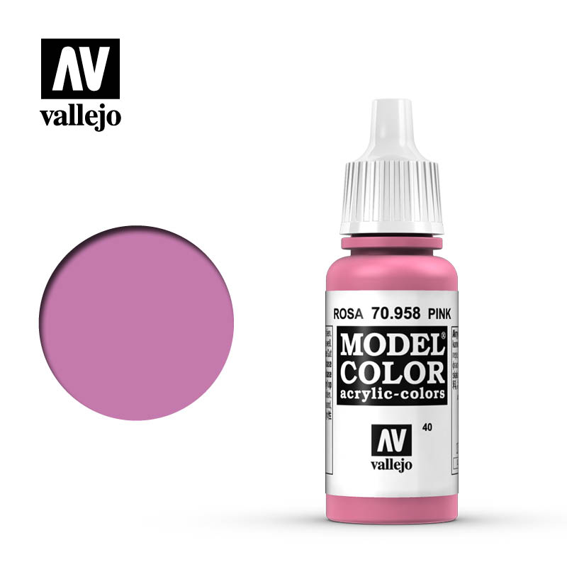 70.958 Pink Acrylic Vallejo 17ml 40