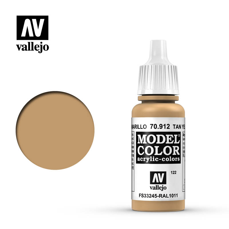 70.912 Tan Yellow Vallejo 17ml 122