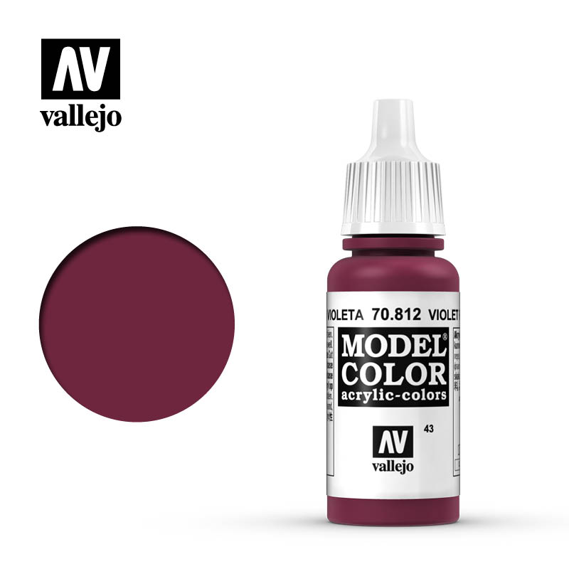 70.812 Violet Red Acrylic Vallejo 17ml 43 - Click Image to Close