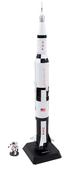 InAir E-Z Build Model Kit - Saturn V Rocket - Click Image to Close