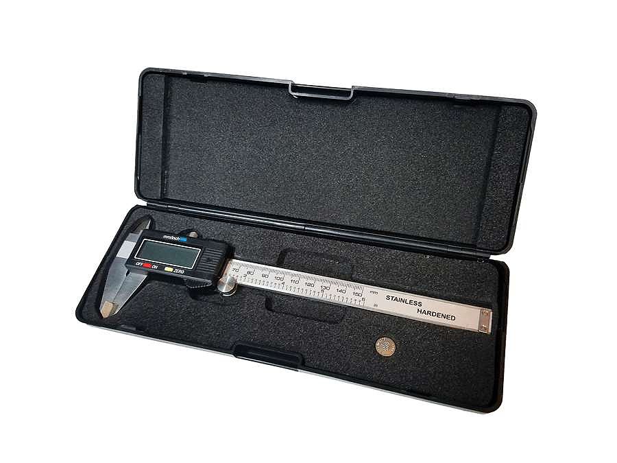 6' DIGITAL CALIPER STAINLESS STEEL - Click Image to Close