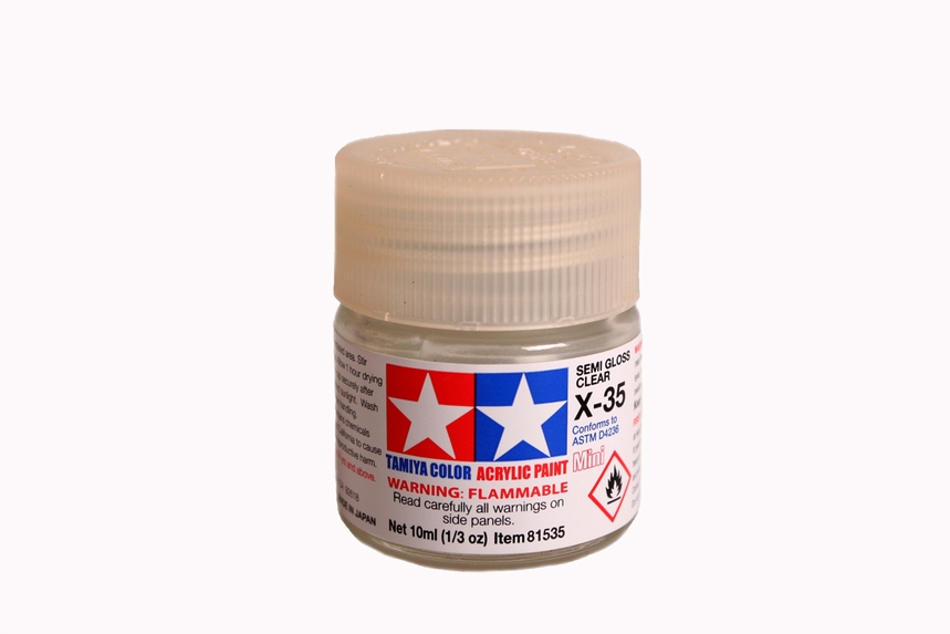 Tamiya Color Acrylic Mini X-35 SG Clear - 10ml Bottle