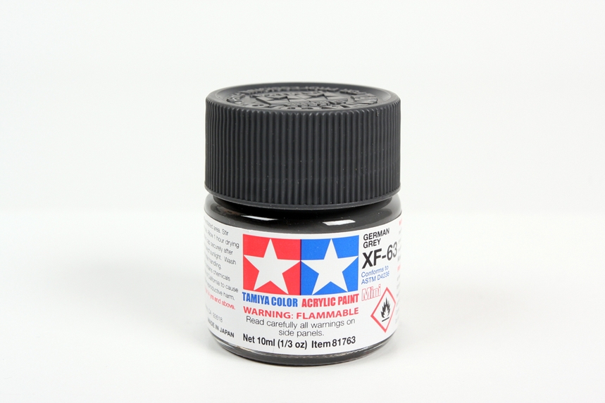 Tamiya Color Acrylic Mini XF-63 German Grey - 10ml Bottle