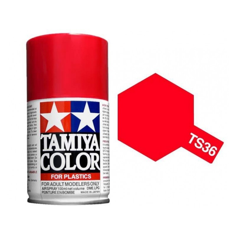 Tamiya TS-36 Fluorescent Red - 100ml Spray Can
